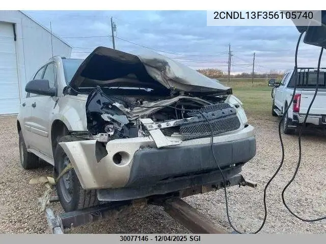 2CNDL13F356105740 2005 Chevrolet Equinox Ls