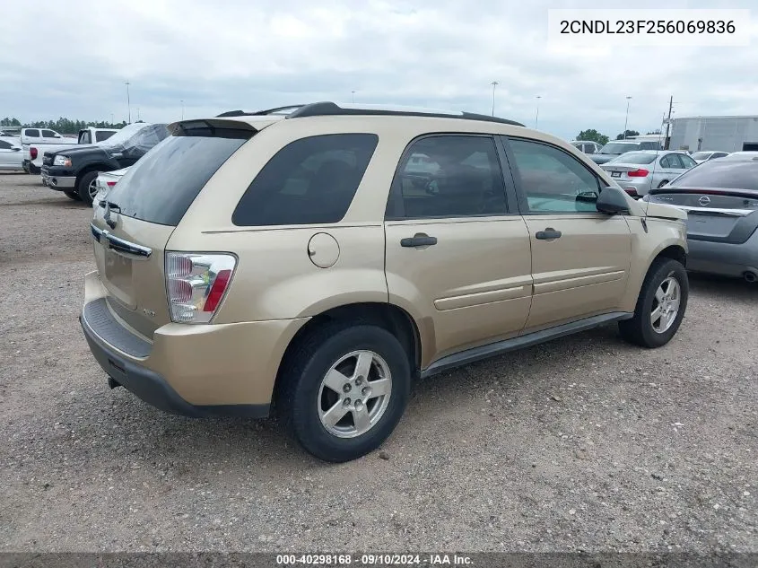 2CNDL23F256069836 2005 Chevrolet Equinox Ls