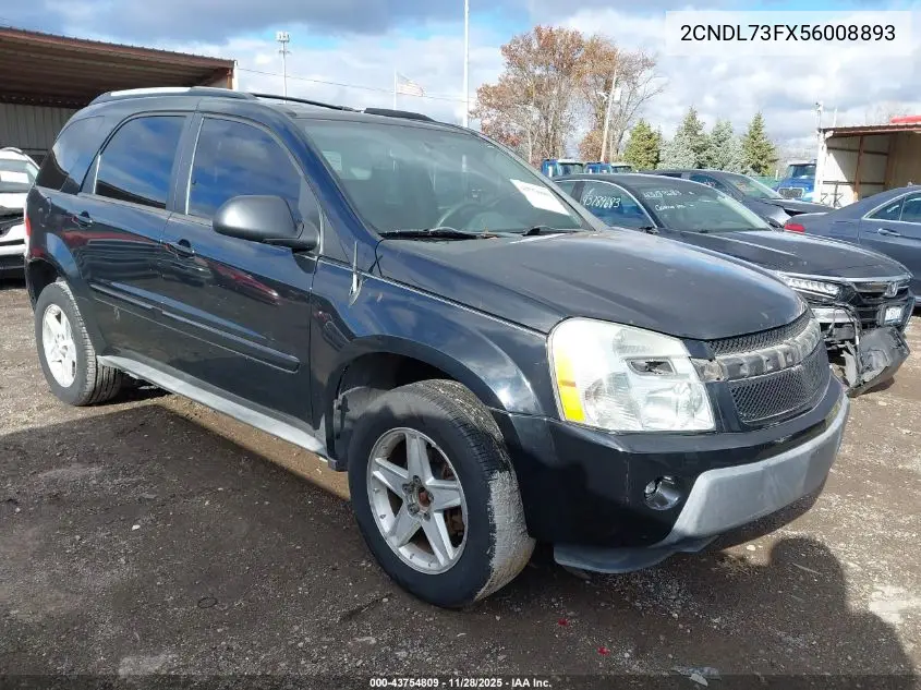 2CNDL73FX56008893 2005 Chevrolet Equinox Lt