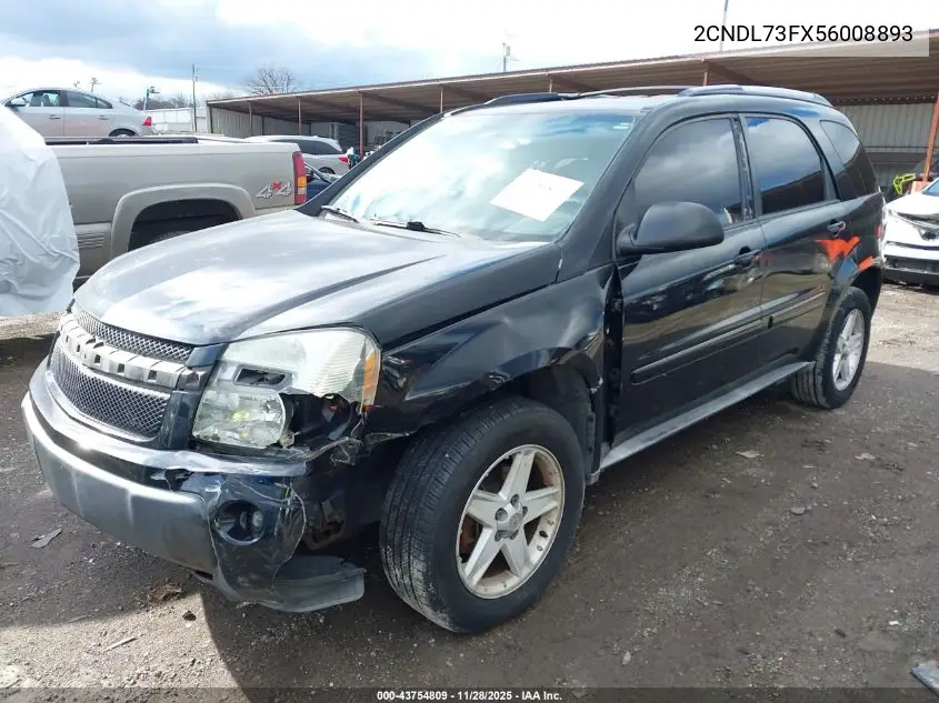 2CNDL73FX56008893 2005 Chevrolet Equinox Lt