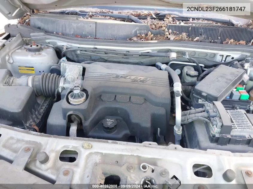 2CNDL23F266181747 2006 Chevrolet Equinox Ls