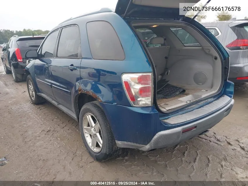 2CNDL73F666176578 2006 Chevrolet Equinox Lt