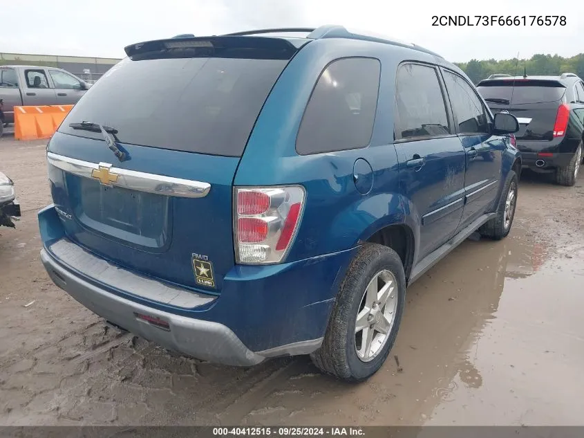 2CNDL73F666176578 2006 Chevrolet Equinox Lt