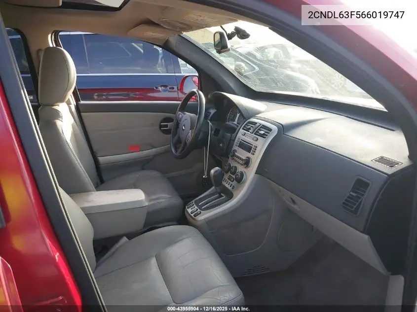 2CNDL63F566019747 2006 Chevrolet Equinox Lt
