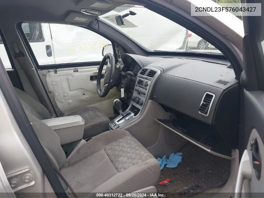 2CNDL23F576043427 2007 Chevrolet Equinox Ls