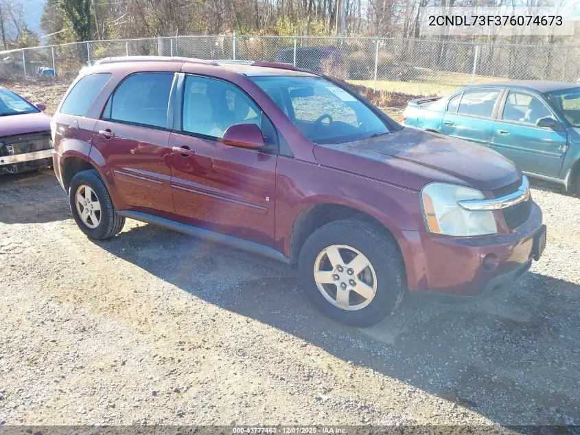 2CNDL73F376074673 2007 Chevrolet Equinox Lt