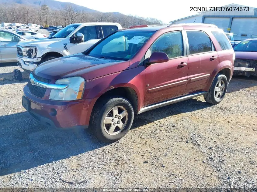 2CNDL73F376074673 2007 Chevrolet Equinox Lt