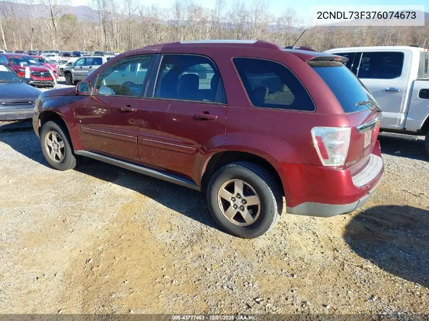 2CNDL73F376074673 2007 Chevrolet Equinox Lt