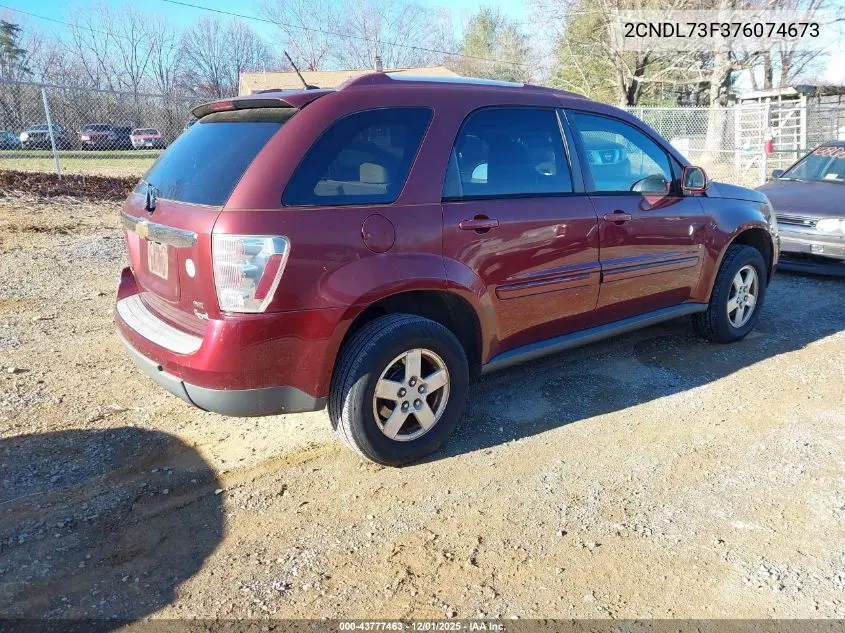 2CNDL73F376074673 2007 Chevrolet Equinox Lt