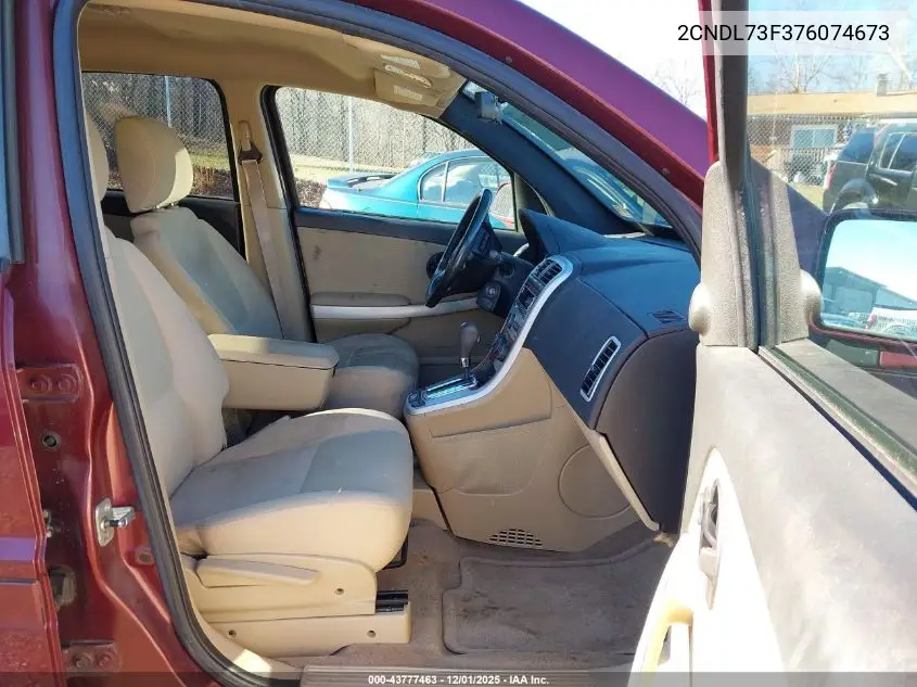 2CNDL73F376074673 2007 Chevrolet Equinox Lt