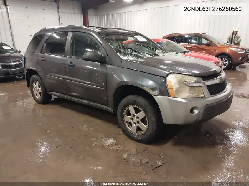 2CNDL63F276250560 2007 Chevrolet Equinox Lt