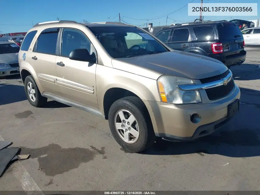 2CNDL13F376003566 2007 Chevrolet Equinox Ls