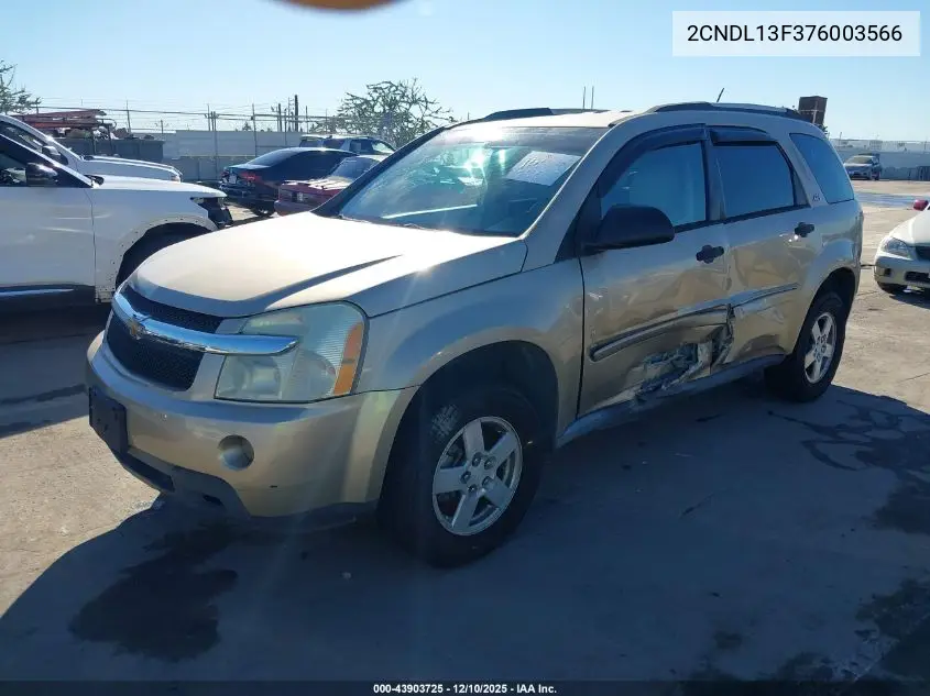 2CNDL13F376003566 2007 Chevrolet Equinox Ls