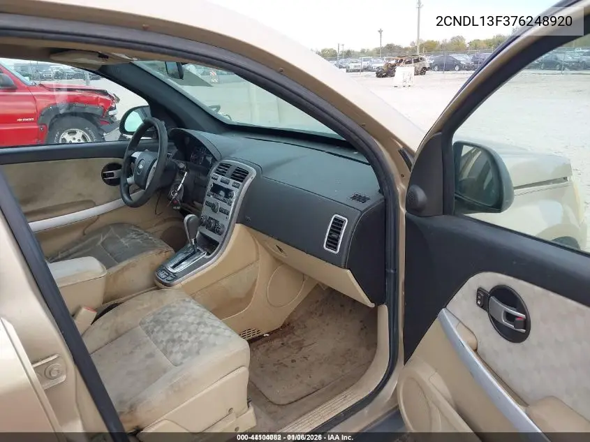 2CNDL13F376248920 2007 Chevrolet Equinox Ls