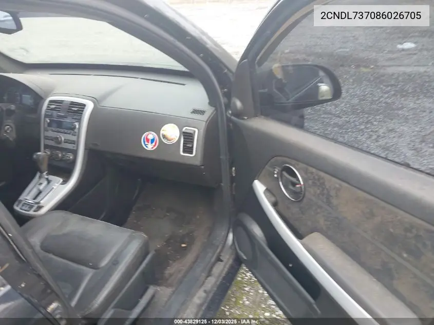 2CNDL737086026705 2008 Chevrolet Equinox Sport