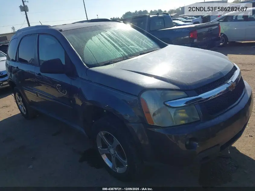 2CNDL53F586282687 2008 Chevrolet Equinox Lt