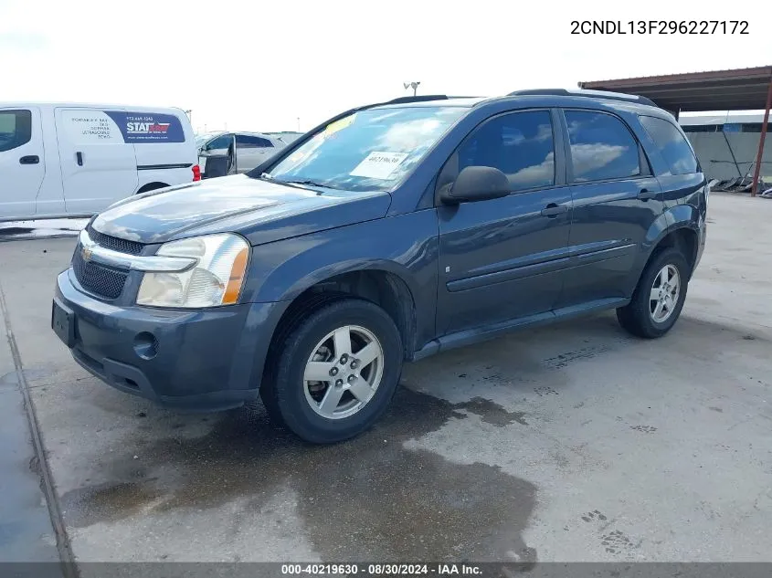 2009 Chevrolet Equinox Ls VIN: 2CNDL13F296227172 Lot: 40219630