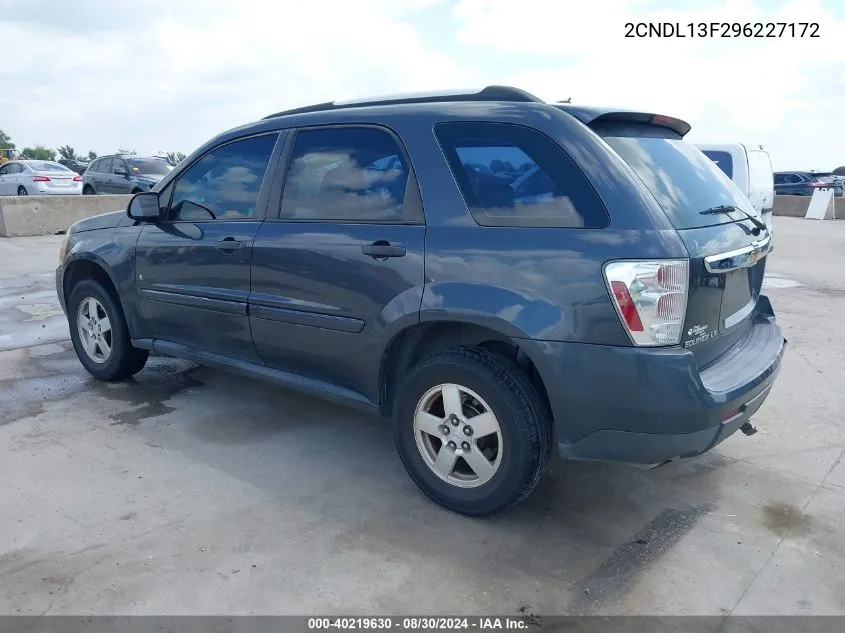 2CNDL13F296227172 2009 Chevrolet Equinox Ls