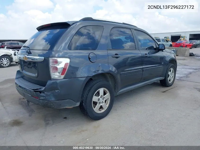 2009 Chevrolet Equinox Ls VIN: 2CNDL13F296227172 Lot: 40219630