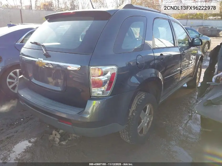 2CNDL13FX96222978 2009 Chevrolet Equinox Ls