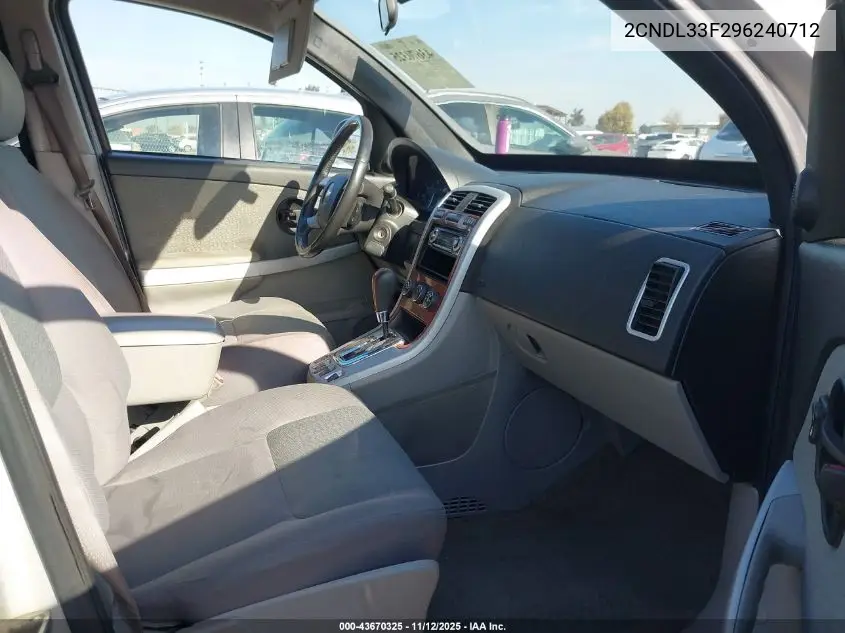 2CNDL33F296240712 2009 Chevrolet Equinox Lt