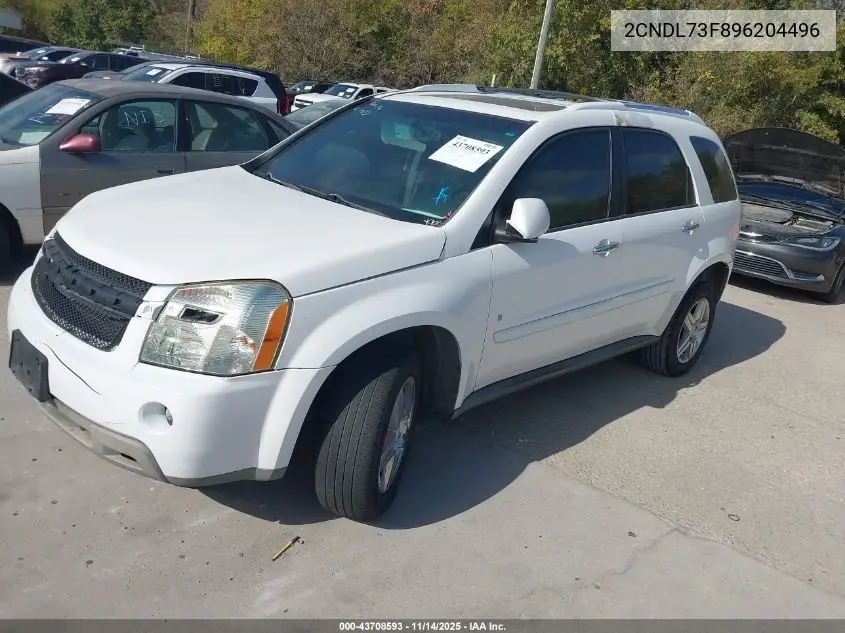 2CNDL73F896204496 2009 Chevrolet Equinox Ltz