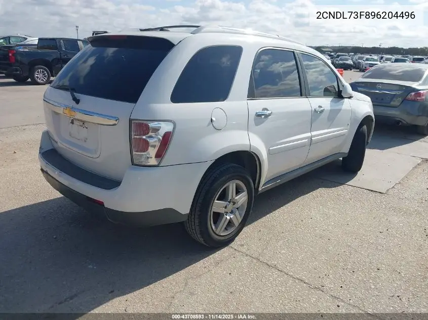 2CNDL73F896204496 2009 Chevrolet Equinox Ltz