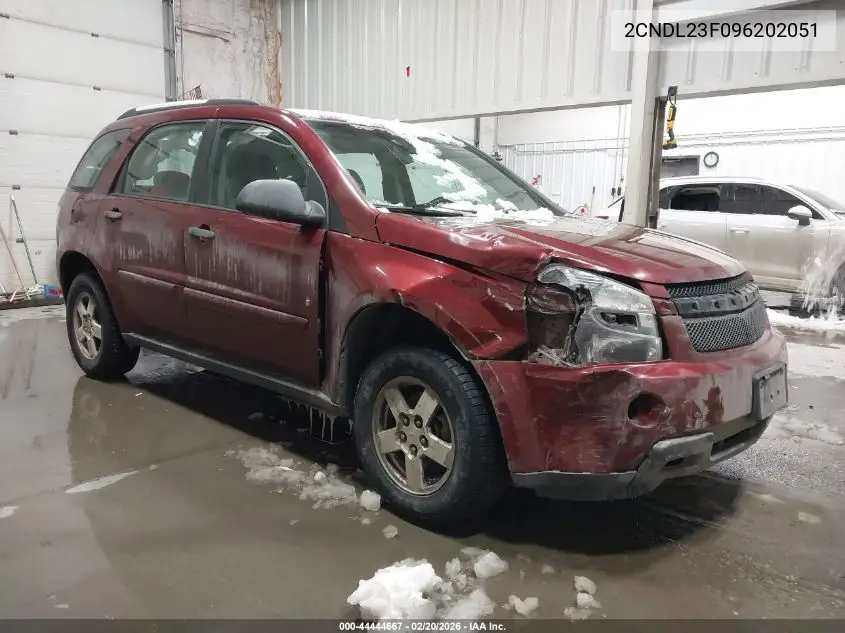 2CNDL23F096202051 2009 Chevrolet Equinox Ls