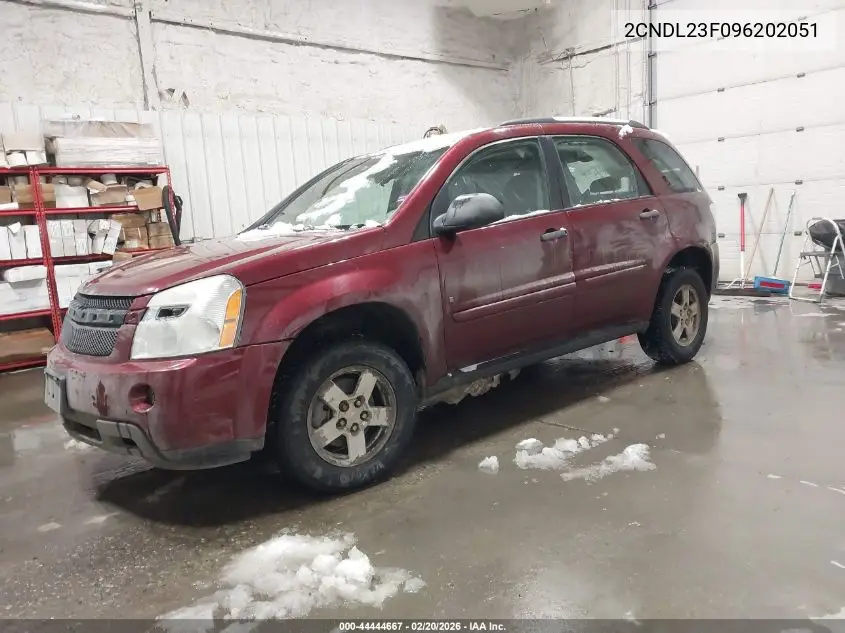2CNDL23F096202051 2009 Chevrolet Equinox Ls