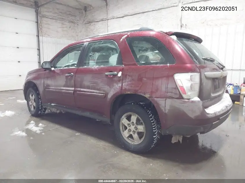 2CNDL23F096202051 2009 Chevrolet Equinox Ls