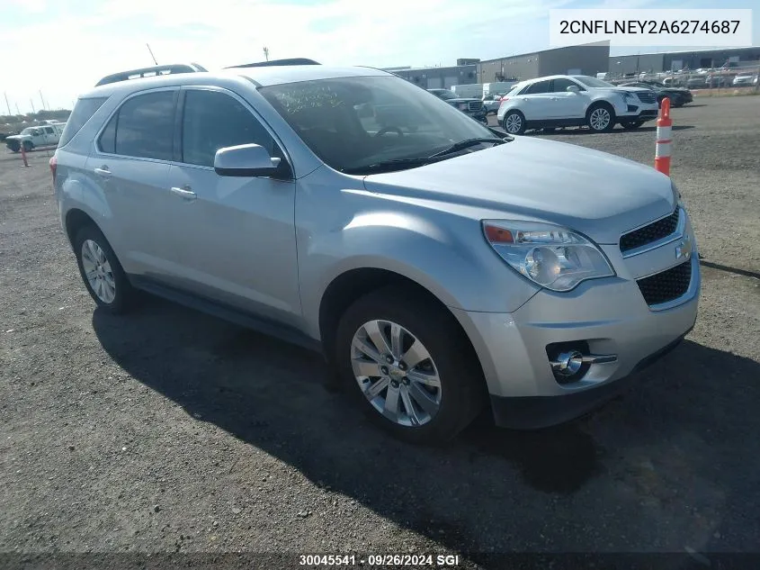 2CNFLNEY2A6274687 2010 Chevrolet Equinox Lt