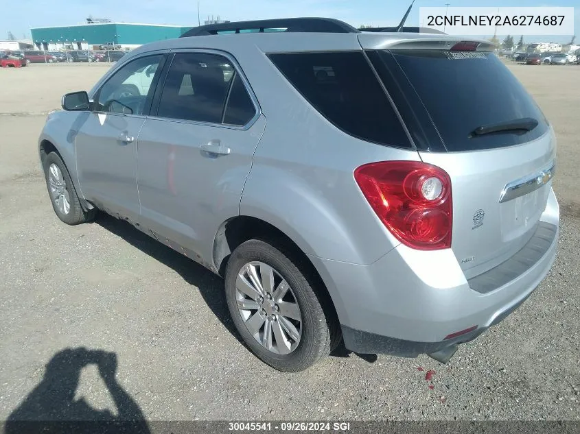 2CNFLNEY2A6274687 2010 Chevrolet Equinox Lt