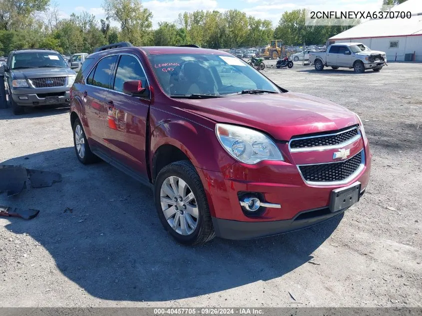 2010 Chevrolet Equinox Lt VIN: 2CNFLNEYXA6370700 Lot: 40457705