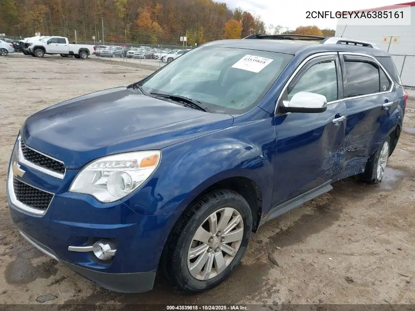 2CNFLGEYXA6385161 2010 Chevrolet Equinox Ltz