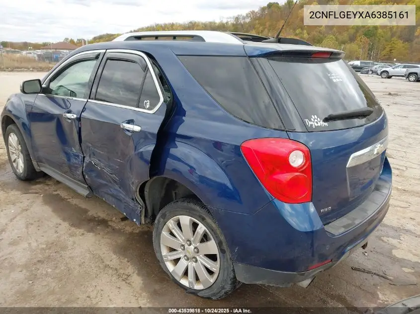 2CNFLGEYXA6385161 2010 Chevrolet Equinox Ltz
