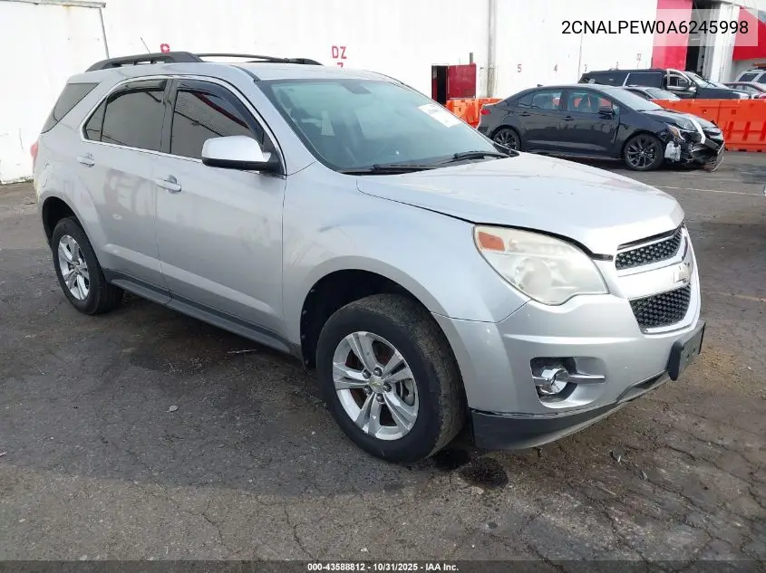 2CNALPEW0A6245998 2010 Chevrolet Equinox Lt