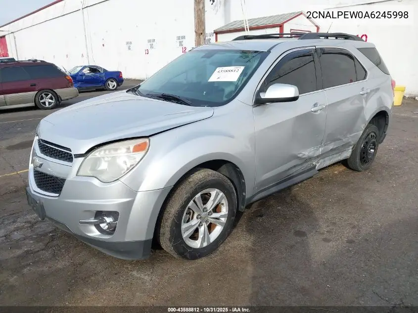 2CNALPEW0A6245998 2010 Chevrolet Equinox Lt
