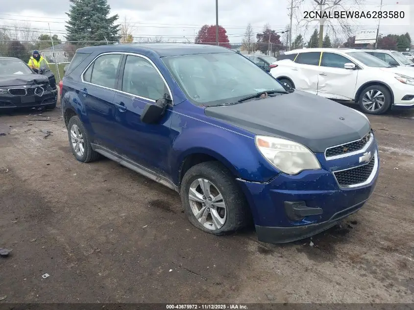 2CNALBEW8A6283580 2010 Chevrolet Equinox Ls