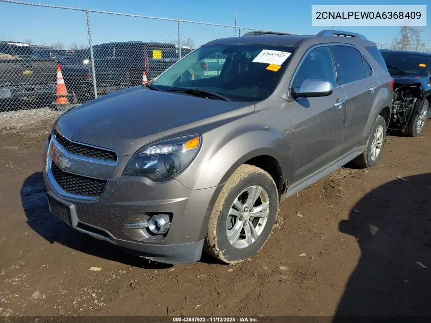 2CNALPEW0A6368409 2010 Chevrolet Equinox Lt