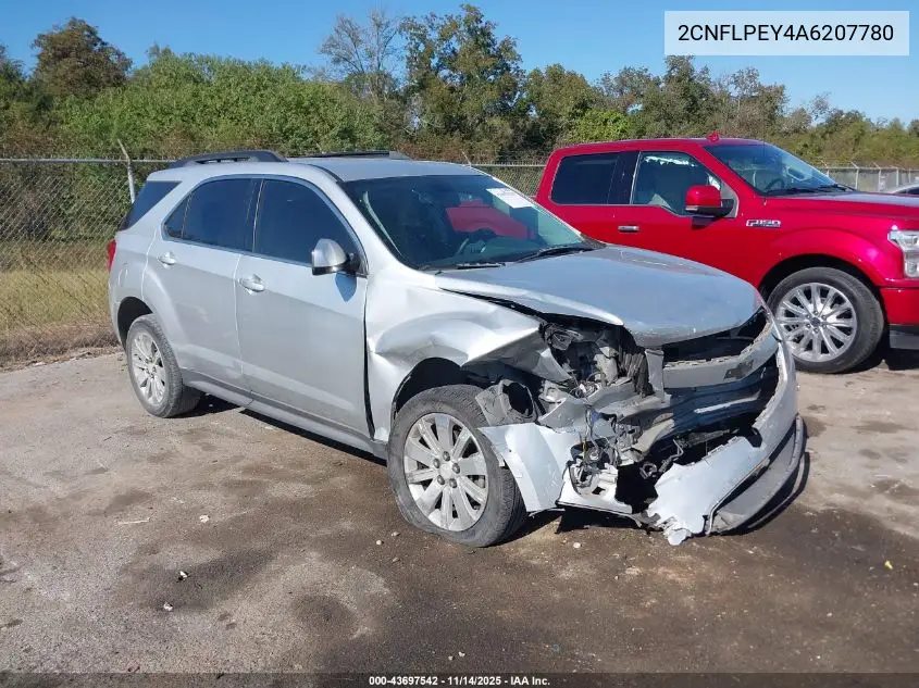 2CNFLPEY4A6207780 2010 Chevrolet Equinox Lt