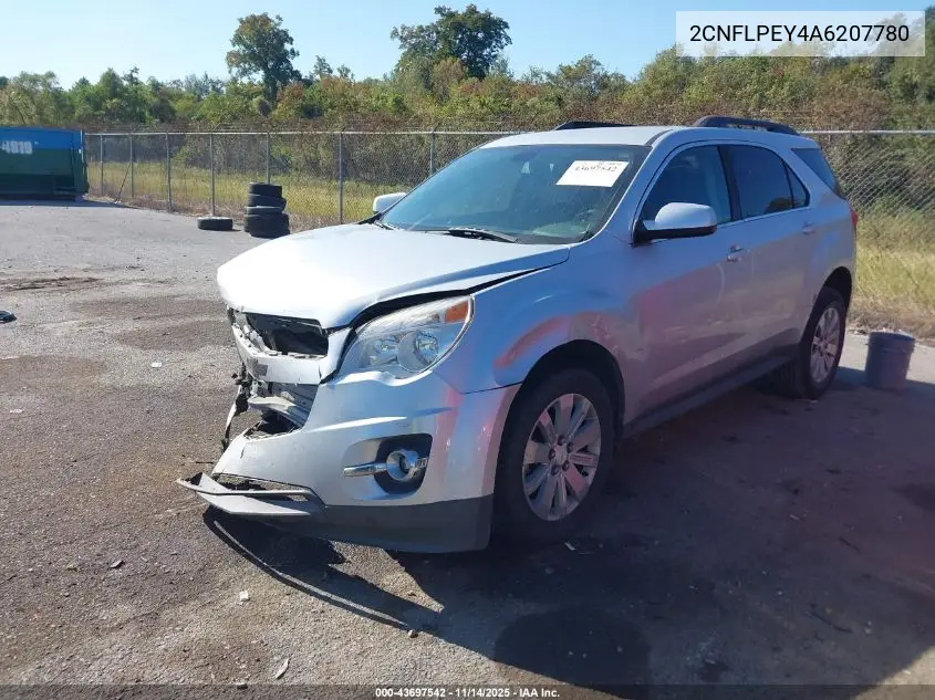 2CNFLPEY4A6207780 2010 Chevrolet Equinox Lt