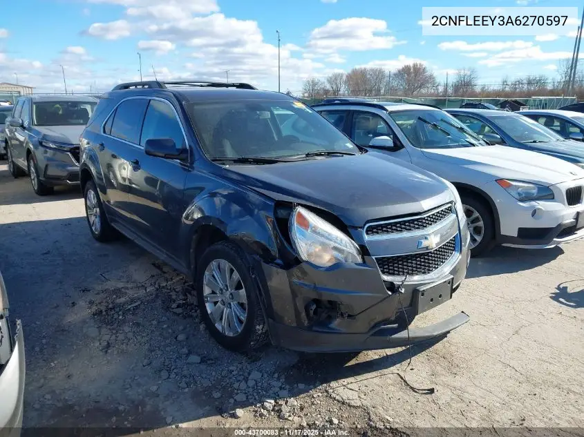 2CNFLEEY3A6270597 2010 Chevrolet Equinox Lt