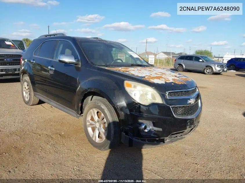 2CNALPEW7A6248090 2010 Chevrolet Equinox Lt