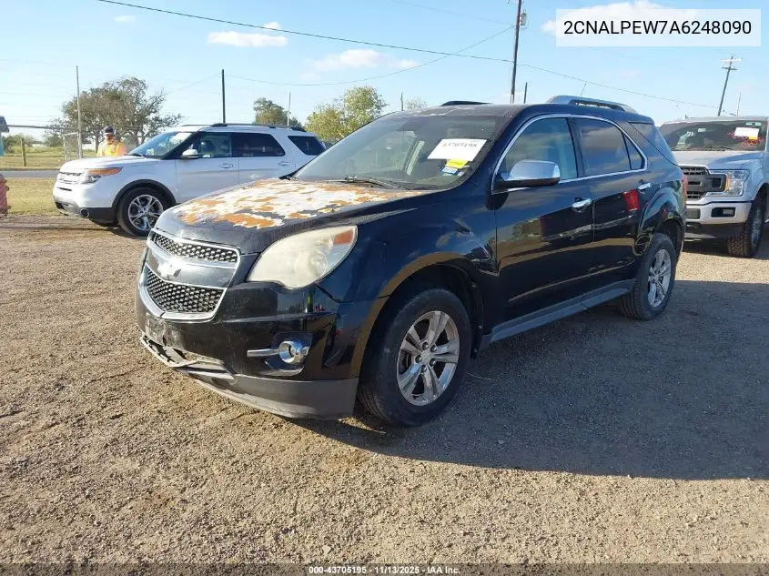 2CNALPEW7A6248090 2010 Chevrolet Equinox Lt