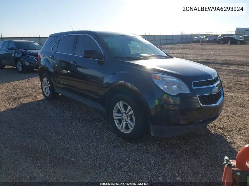 2CNALBEW9A6293924 2010 Chevrolet Equinox Ls