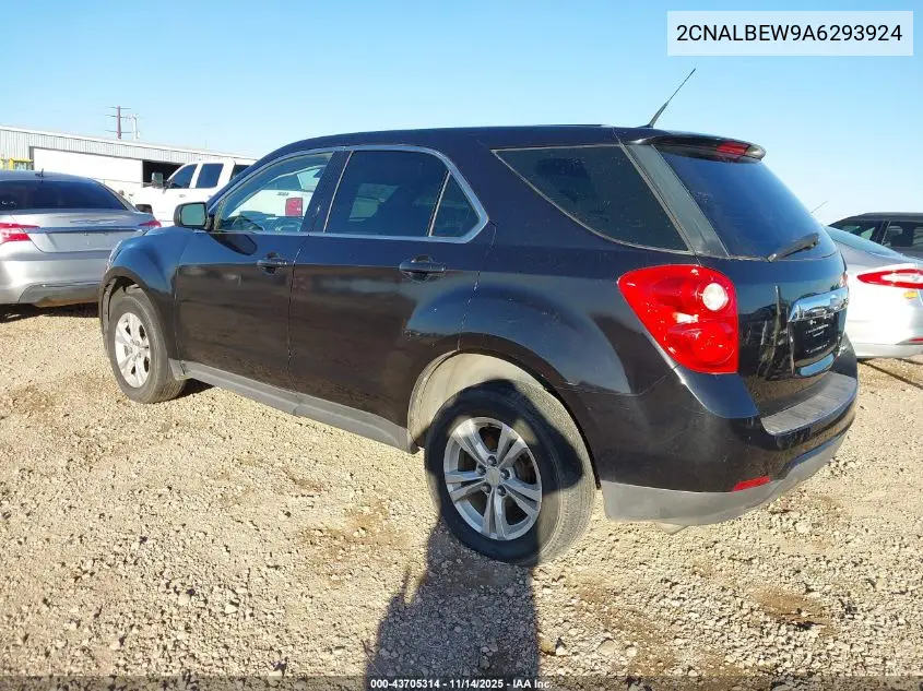 2CNALBEW9A6293924 2010 Chevrolet Equinox Ls