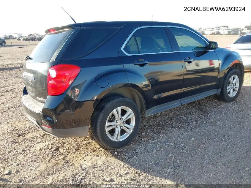 2CNALBEW9A6293924 2010 Chevrolet Equinox Ls