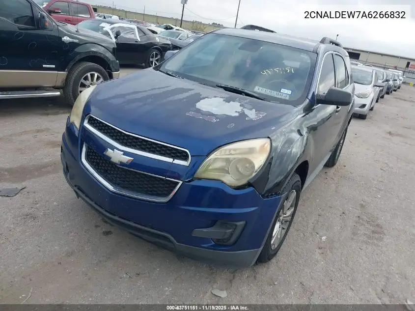 2CNALDEW7A6266832 2010 Chevrolet Equinox Lt
