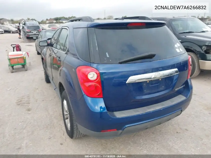 2CNALDEW7A6266832 2010 Chevrolet Equinox Lt