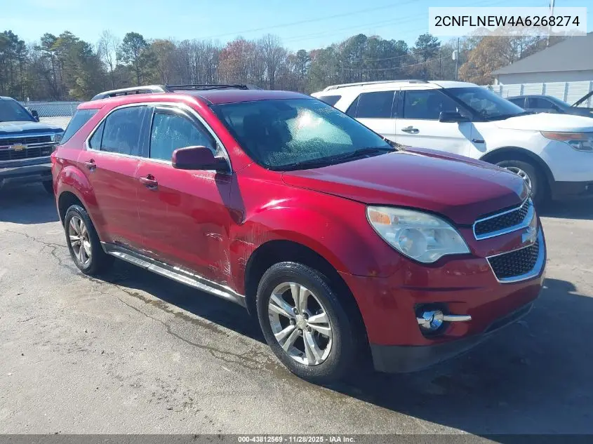 2CNFLNEW4A6268274 2010 Chevrolet Equinox Lt